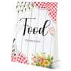 BBQ Baby Shower Tabletop Sign, Food Please Enjoy, Include One 8*11 Sign With Holder, Backyard Gender Reveal Party Decoration Supplies - FL39