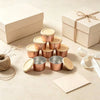 42PCS/Set Handmade Candle-Making Kit, Including 8 Empty Candle Jars, 9 Wick Holders, 10 Wicks, And 15 Stickers. Perfect As Gifts For Seasonal Decorations, Home Decor, And Holiday Decorations; Reusable.